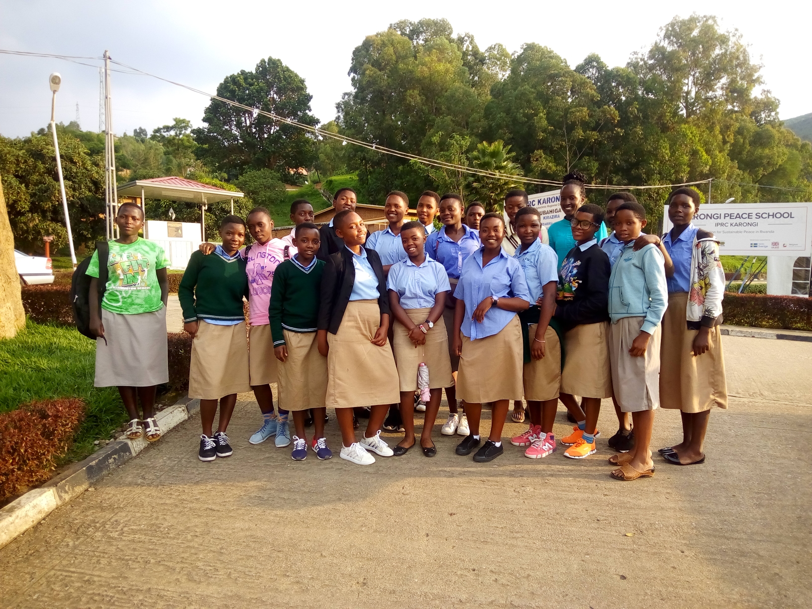 Young women who participated in Their Voice Foundation's Youth Table program in Karongi district, Western Province